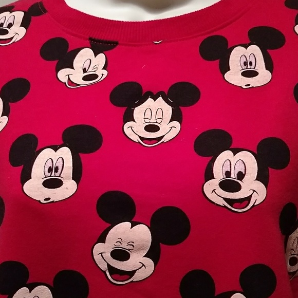 DISNEY MICKEY MOUSE LONG SLEEVE SWEAT SHIRT - Picture 4 of 6